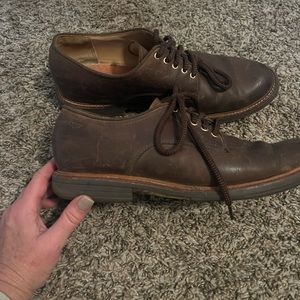 Mens leather UGGS brown